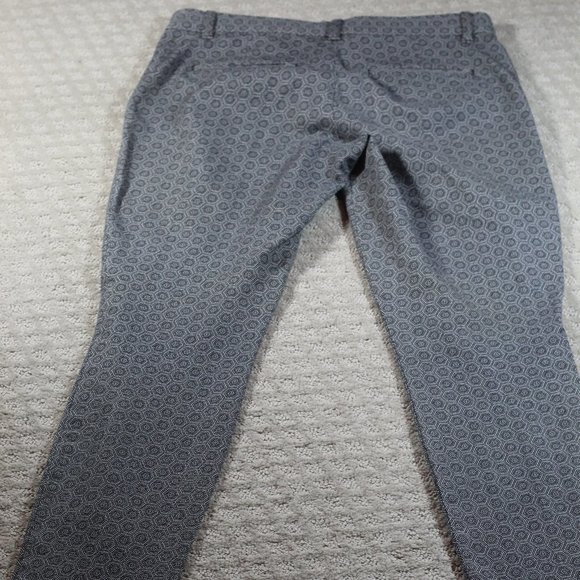 Gap Size 4R Hexagonal Dot Pattern Skinny Ankle Pants - Picture 2 of 7